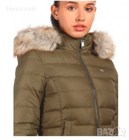 Tommy Hilfiger Womens Hooded Down Jacket, снимка 10 - Якета - 39086761