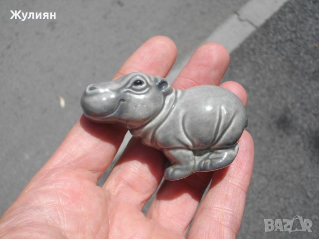 СТАР ПОРЦЕЛАН GOEBEL W. GERMANY ХИХОПОТАМ , снимка 1 - Антикварни и старинни предмети - 41551034