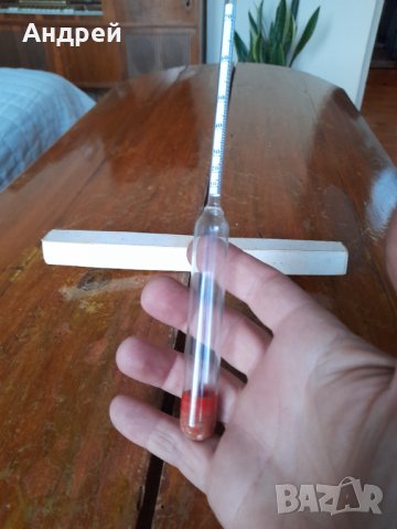 Стар спиртомер #10, снимка 4 - Антикварни и старинни предмети - 42552640