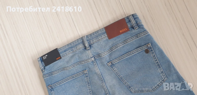 Hugo Boss Delaware Slim Fit Soft Touch Mens Size 33/32 НОВО! ОРИГИНАЛ Мъжки Дънки!