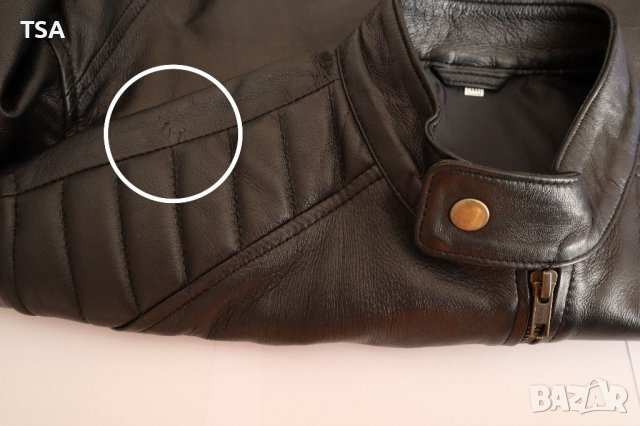 Мъжко Кожено Яке Естествена Кожа, снимка 2 - Якета - 39879965