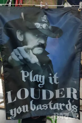 Lemmy- Play It LOUDER You Bastards flag