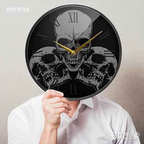 Декоративен часовник Безшумен без тиктакане, снимка 3 - Стенни часовници - 40347479