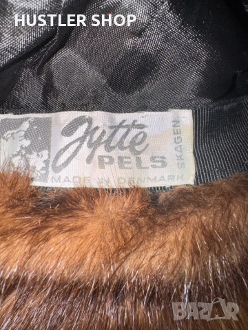 Дамска шапка ушанка , естествена кожа от норка, снимка 7 - Шапки - 53405003