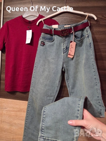 Разкошни дамски дънки Estensivo, снимка 3 - Дънки - 53412908