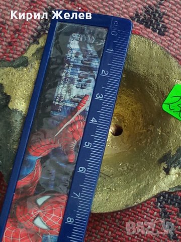 Стара бронзова закачалка 25895, снимка 7 - Декорация за дома - 35689813