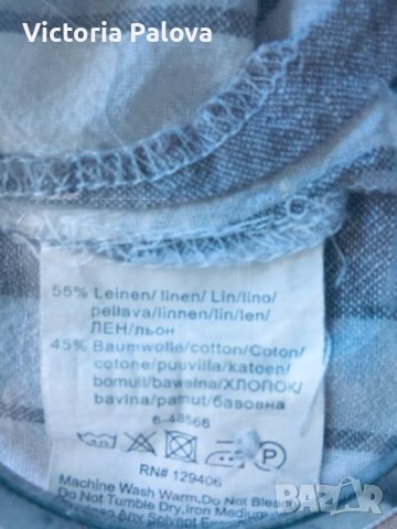 Супер риза-блуза,лен и памук, снимка 8 - Ризи - 25789986