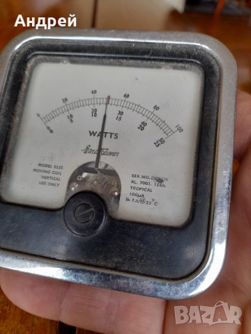 Стар Ватметър, снимка 4 - Антикварни и старинни предмети - 41967365