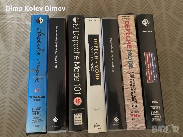Depeche Mode VHS HIFI Колекция Оригинали., снимка 3 - Други музикални жанрове - 42374216