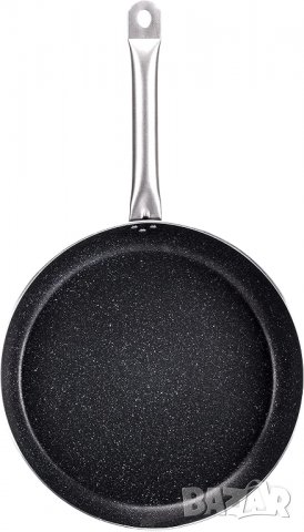Тиган Moneta Etnea Pro 34 см. дръжка от неръждаема стомана, черен, снимка 4 - Съдове за готвене - 40199918
