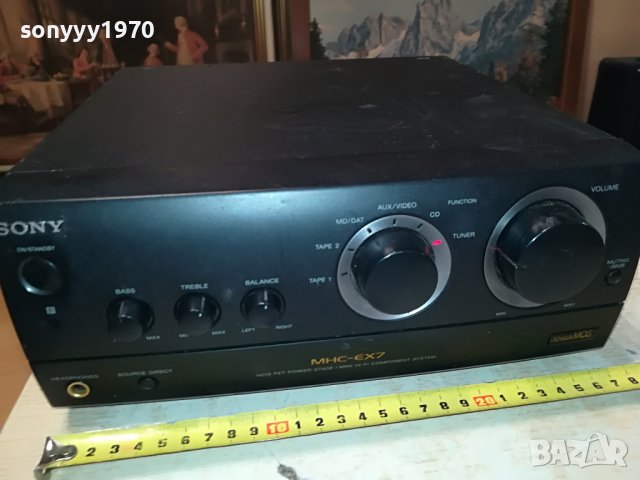 SONY TA-EX7 AMPLIFIER-MADE IN JAPAN 0506231435, снимка 2 - Ресийвъри, усилватели, смесителни пултове - 40975838