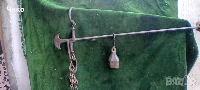 100кг турски кантар ока със куки, снимка 2 - Антикварни и старинни предмети - 53801333