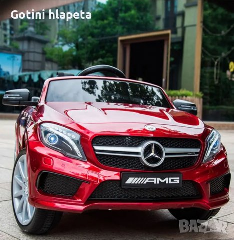 Акумулаторен джип Mercedes GLA45 12V батерия,MP3, с меки гуми с Кожена седалка, снимка 2 - Детски велосипеди, триколки и коли - 39001295