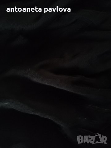Черна набрана рокля с камъни, снимка 4 - Рокли - 38963168