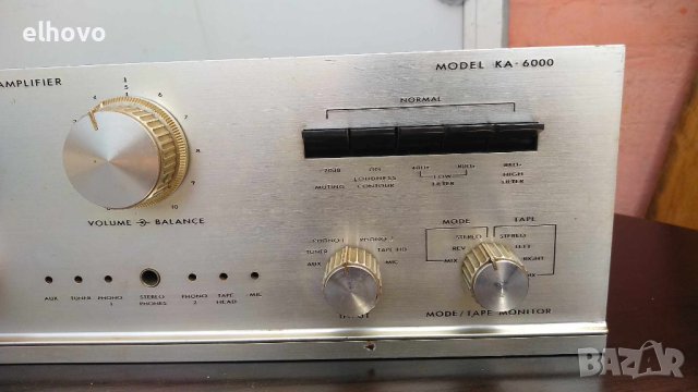Стерео усилвател KENWOOD KA-6000, снимка 2 - Ресийвъри, усилватели, смесителни пултове - 41652420