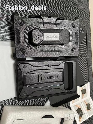 Нов Военен двуслоен удароустойчив здрав калъф за телефон със стойка и щипка за колан за Pixel Fold 5, снимка 8 - Калъфи, кейсове - 41502819