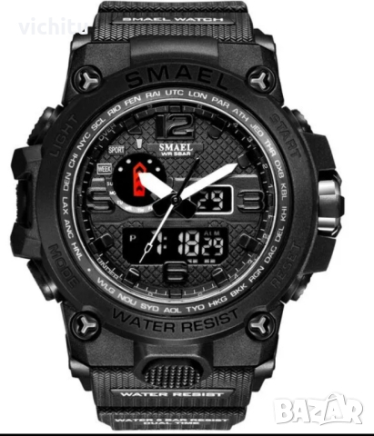 Феноменален нов двоен спортен мъжки часовник със силиконова каишка , снимка 1 - Мъжки - 43627432