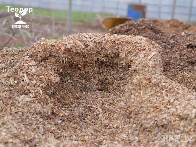 Мулч, компост и почвено подобрение в едно – дървесен чипс , снимка 11 - Тор и почвени смеси - 52252582