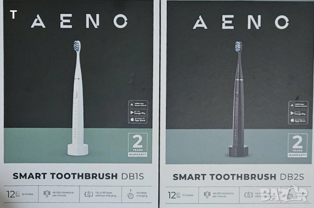 Комплект 2 броя четки AINO - бяла и черна, неразопаковани