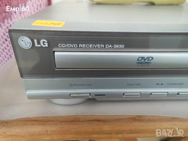 DVD LG  DA 3630 , снимка 2 - Ресийвъри, усилватели, смесителни пултове - 40847722