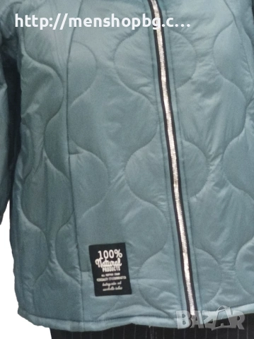 Късо пролетно яке - зелено, снимка 2 - Якета - 53612050