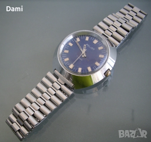 Съветски механичен ръчен часовник Poljot, снимка 5 - Антикварни и старинни предмети - 52923285