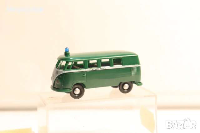 BREKINA H0 1/87 VW T2 TRANSPORTER POLICE ПОЛИЦИЯ КОЛИЧКА, снимка 6 - Колекции - 53772265