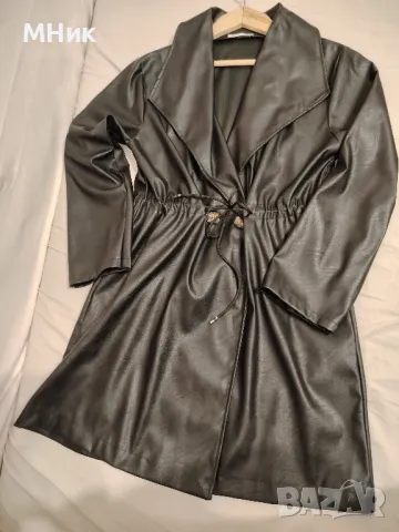 Дамско манто от еко кожа, снимка 7 - Палта, манта - 47854856