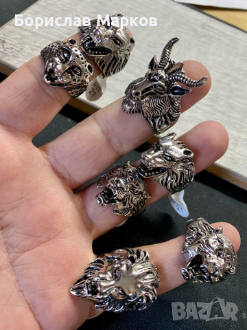  Пръстени стомана, снимка 13 - Други ценни предмети - 33523353