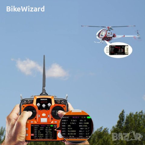 Radiolink PRM-03 OSD информационен телеметричен модул в реално време GPS/RSSI за дрон НОВО, снимка 4 - Друга електроника - 42125715