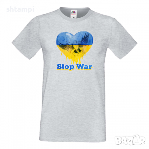 Мъжка тениска STOP WAR,спрете войната,, снимка 6 - Тениски - 36124903