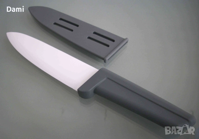 Керамичен нож с кания острие 15 см, снимка 3 - Прибори за хранене, готвене и сервиране - 52861431