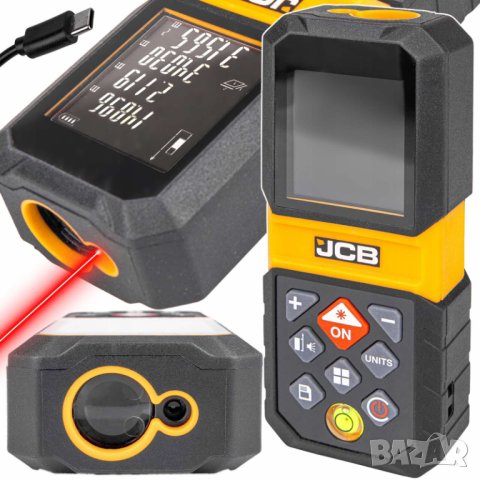 Акумулаторна лазерна ролетка JCB 80м , LDM-80, снимка 1 - Други инструменти - 42634188