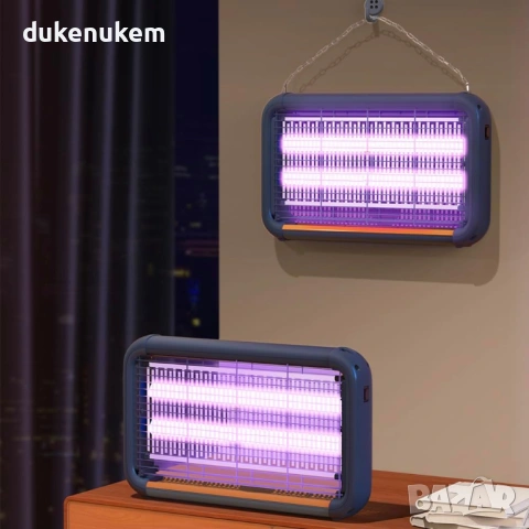 Електрическа лампа против комари и мухи, UV, снимка 7 - Друга електроника - 53109916