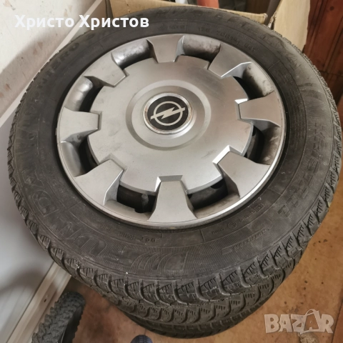 Метални джанти 14 инча, 4х100, 4бр,с тасове и гуми, снимка 6 - Гуми и джанти - 52210155