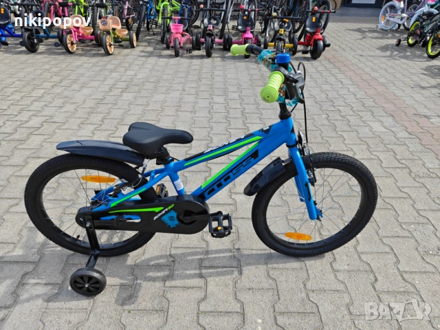 CROSS Алуминиев велосипед 20" BOXER син, снимка 3 - Велосипеди - 53830552