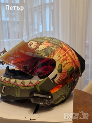 Каска ICON S/M Нова, снимка 3 - Аксесоари и консумативи - 53695648