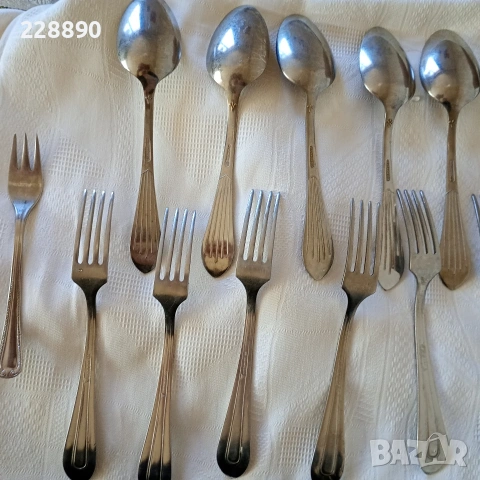 Вилици и лъжици П.Денев, снимка 16 - Прибори за хранене, готвене и сервиране - 53050735