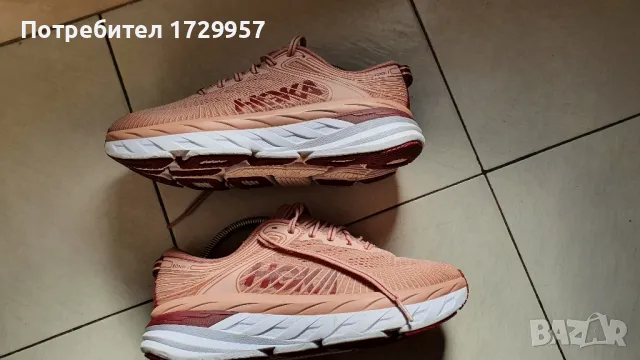 Hoka Bondi 7Misty Rose/Cordovan Номер-38, снимка 7 - Маратонки - 47676070