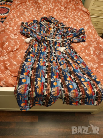 Български  халат Панагюрище старо  производство