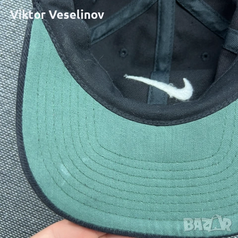 Nike Ретро Шапка 90-те Черна с Козирка Лятна, снимка 5 - Шапки - 53167582