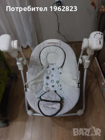 Детска електрическа люлка, снимка 3 - Детски люлки - 47352361