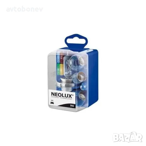 Комплект резервни автомобилни крушки NEOLUX(by OSRAM) H4, снимка 2 - Части - 56131295