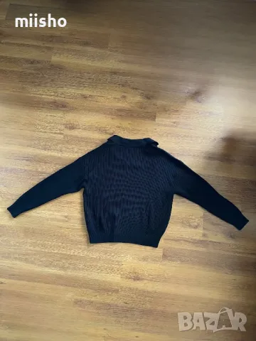 Bershka черен пуловер , снимка 2 - Пуловери - 50389257