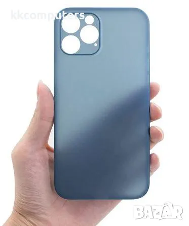 Калъф PVC Second Skin 0.18 / Син - прозрачен / за iPhone 15 Pro Max 6.7 Баркод : 3129849, снимка 2 - Калъфи, кейсове - 48170414