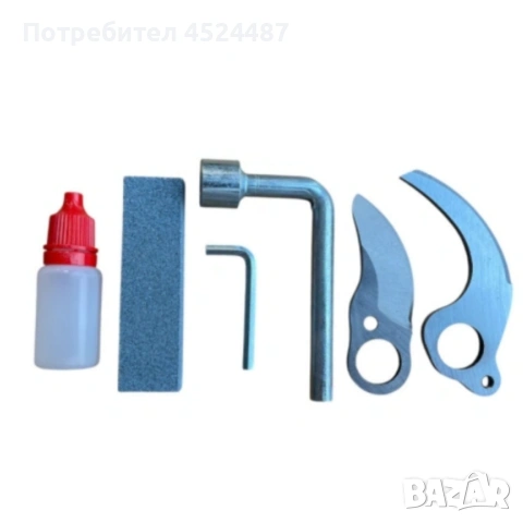 Комплект акумулаторна ножица 3" и резервен нож 36V 8A, снимка 4 - Куфари с инструменти - 53787146