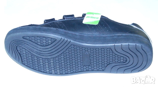 Оригинални PRINCE Мъжки Кожени МАРАТОНКИ № EU 42 Спортни Обувки Сникърси с Велкро Ленти БАРТЕР, снимка 4 - Маратонки - 52177980