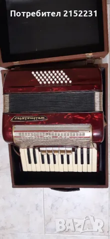 Акордеон Weltmeister 40 баса, снимка 3 - Акордеони - 50235391