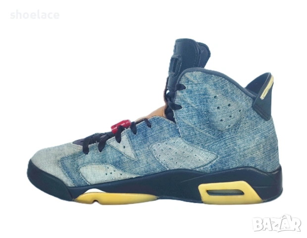 Air Jordan VI Retro Washed Denim CT5350-401, снимка 2 - Кецове - 53659575
