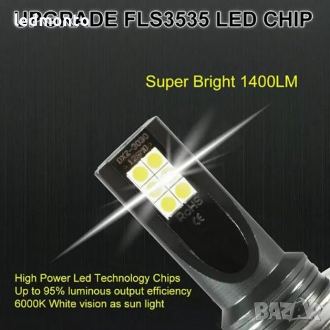 H1 лед крушки мини led h1 крушка, снимка 2 - Части - 39932429